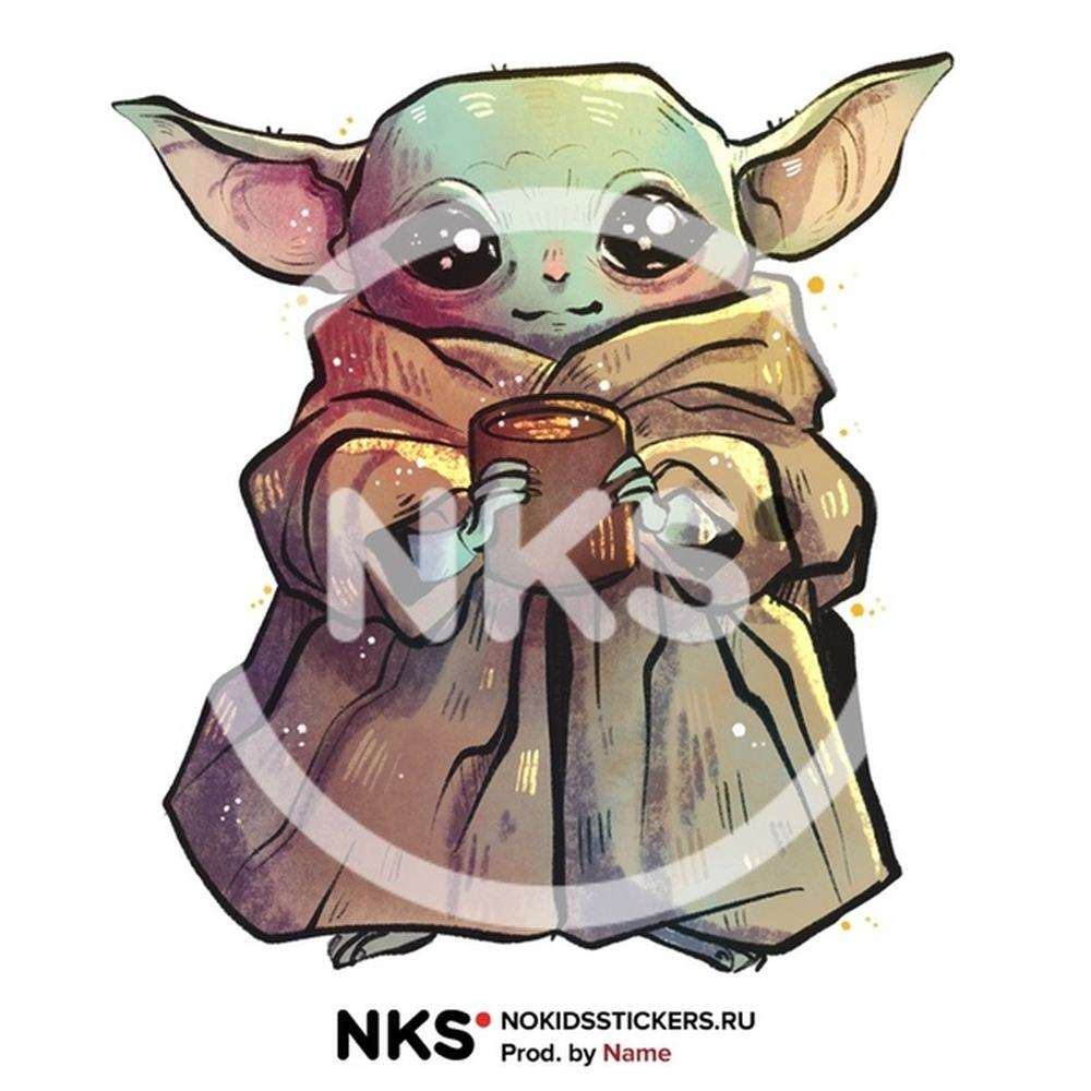 Стикер NKS Yoda Малыш Йода