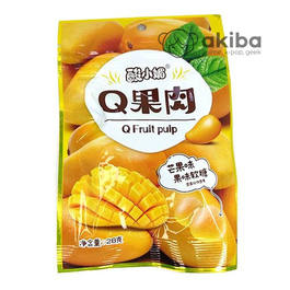 Мармеладные фрукты Q Fruit pulp со вкусом манго, 28 г