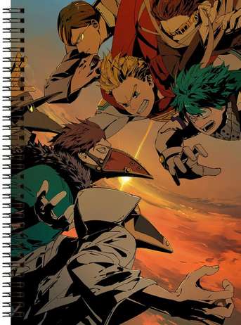 Блокнот А6 Boku no Hero Academia [BL6_HeAc_096S]