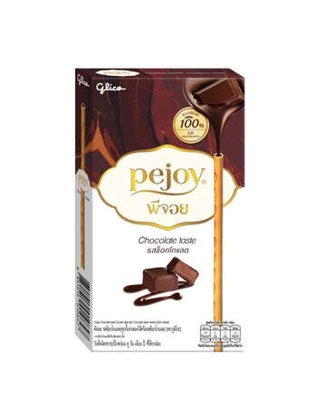 PEJOY Chocolate flavour Палочки бисквитные со вкусом шоколада, 37 г