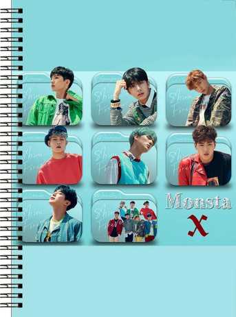 Блокнот А5 Monsta X [BL5Kp_MonX_006S]