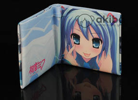 Vocaloid Miku Hatsune wallet Вокалоид Мику Хатсуне бумажник