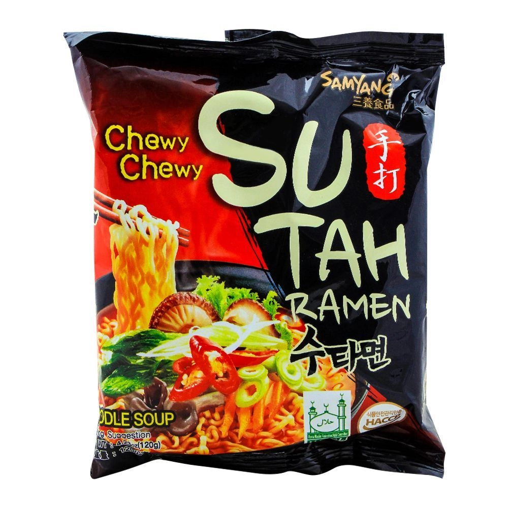 Лапша Samyang Sutah Ramen со вкусом острой говядины, 120 г