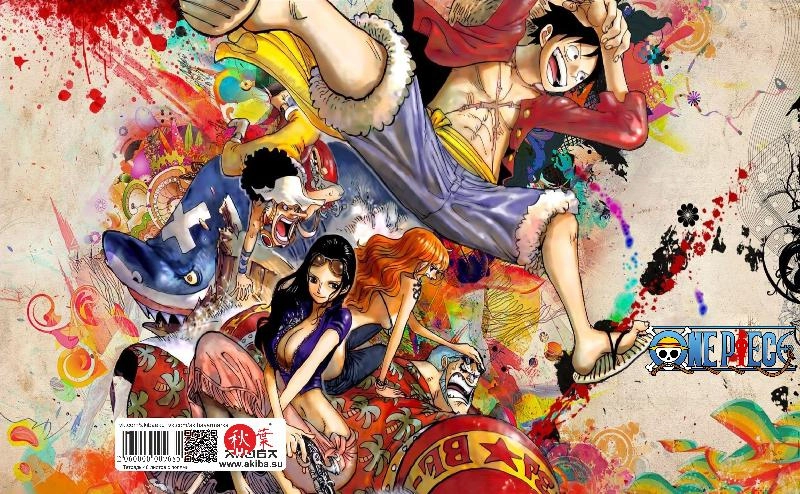 Тетрадь 48 листов в клетку One Piece [T_OnP_024S]