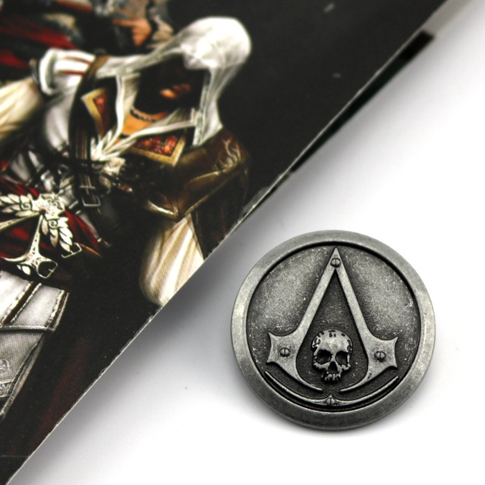 Assassin's creed brooch Кредо ассасина брошь