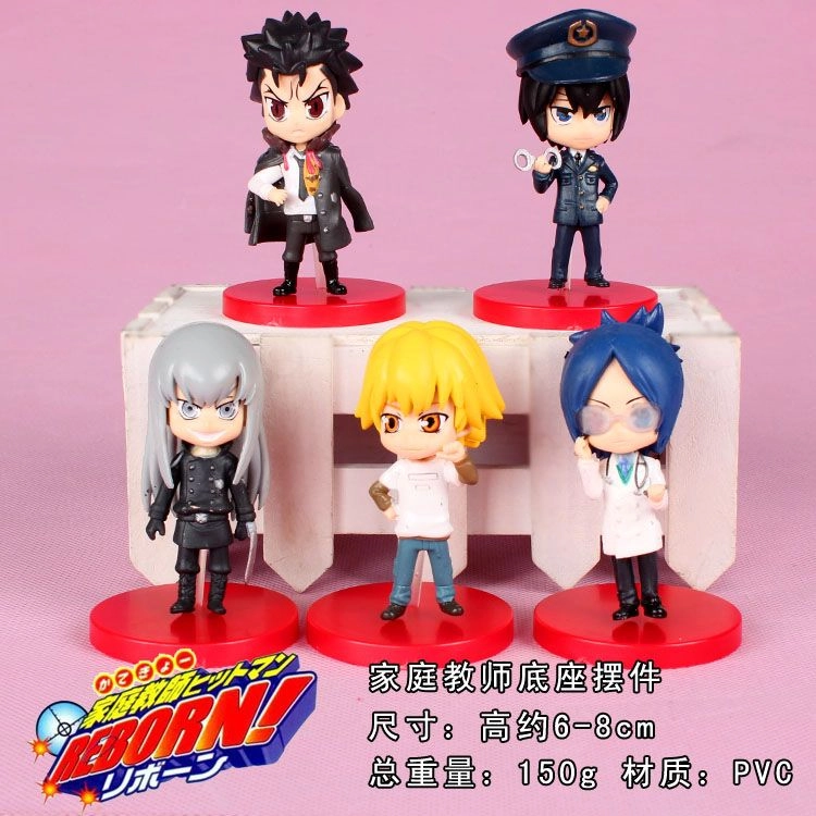 Hitman Reborn Pedestal Учитель-мафиози Реборн фигурки на подставке (цена за 1 из 5 шт.)