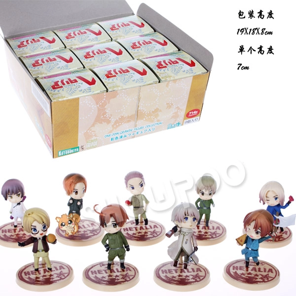 Hetalia  figures Хеталия фигурки (цена за 1 из 9 штук)