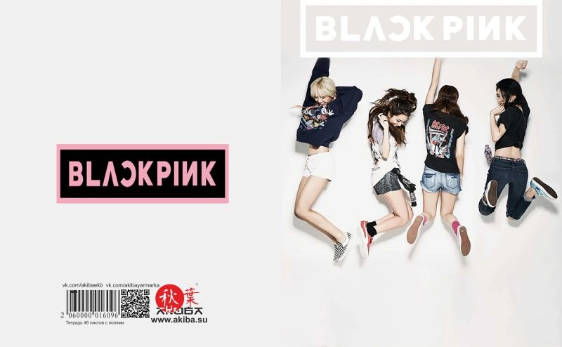 Тетрадь 48 листов в клетку BlackPink [TKp_BlP_001S]