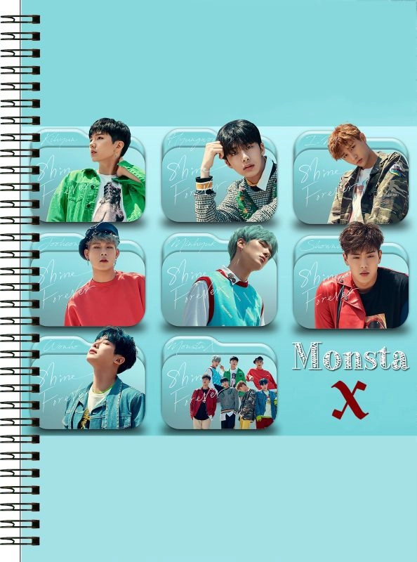 Блокнот А5 Monsta X [BL5Kp_MonX_006S]