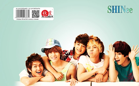 Тетрадь 48 листов в клетку SHINee [TKp_SHINee_008S]