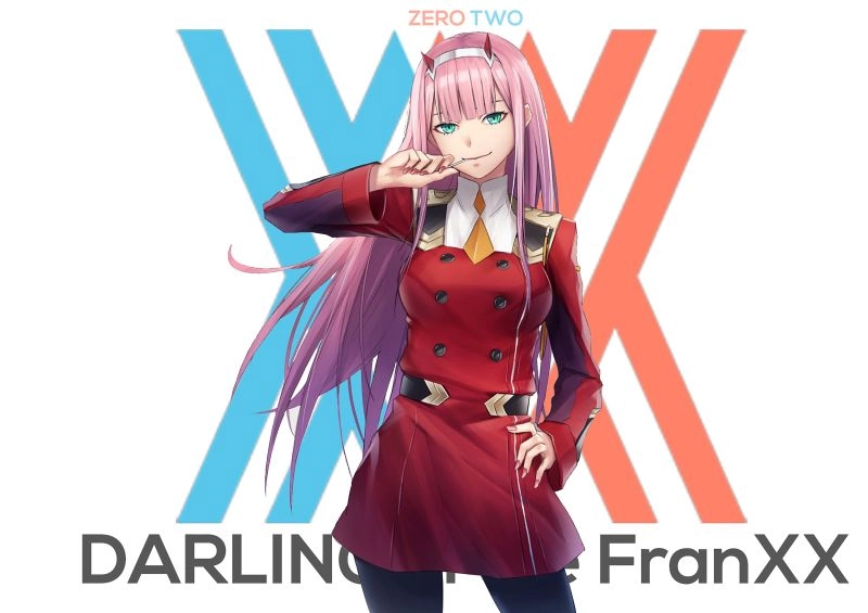 Плакат A3 Darling in the FranXX [3A_DaF_007S]