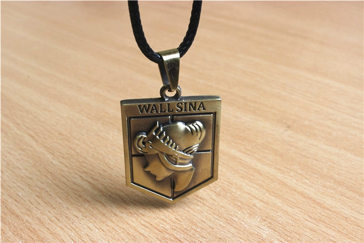 Attack on Titan Wall Sina Necklace Атака Титанов стена Сина кулон