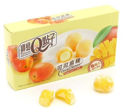 Q-Idea Cacao Mochi Mango какао-моти манго