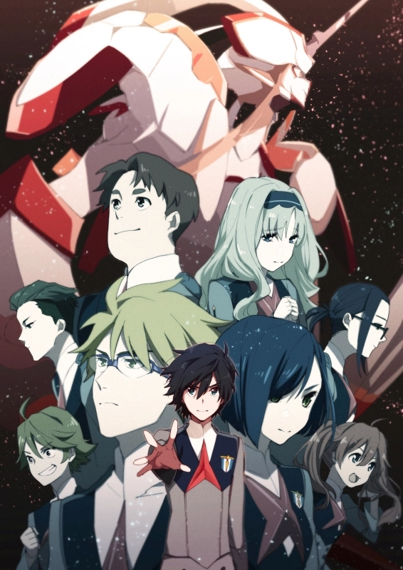 Плакат A3 Darling in the FranXX [3A_DaF_008S]