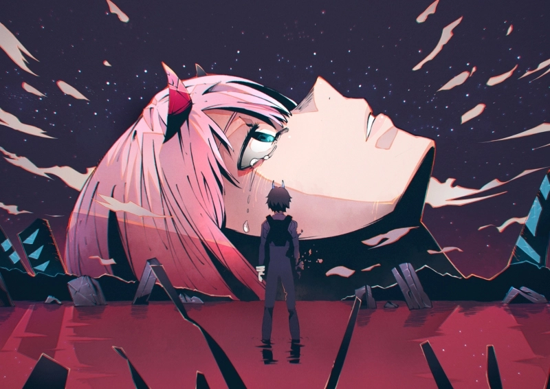 Плакат A3 Darling in the FranXX [3A_DaF_011S]