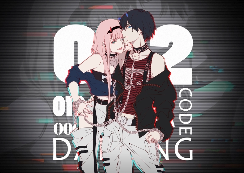 Плакат A3 Darling in the FranXX [3A_DaF_012S]