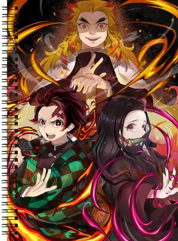 Блокнот А6 Kimetsu no Yaiba [BL6_KiNoYa_080S]