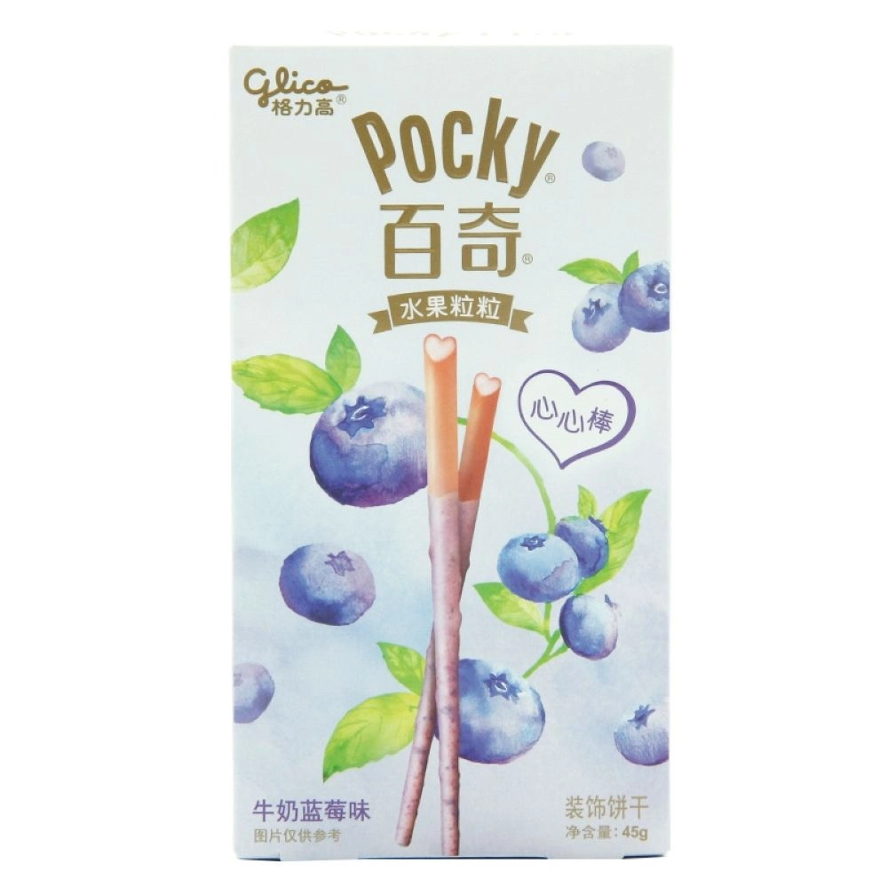 Pocky Blueberry Icecream Taste Покки Черничное Мороженое