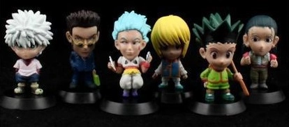 Hunter x Hunter figure Охотник х Охотник фигурки (цена за 1 из 6 шт.)