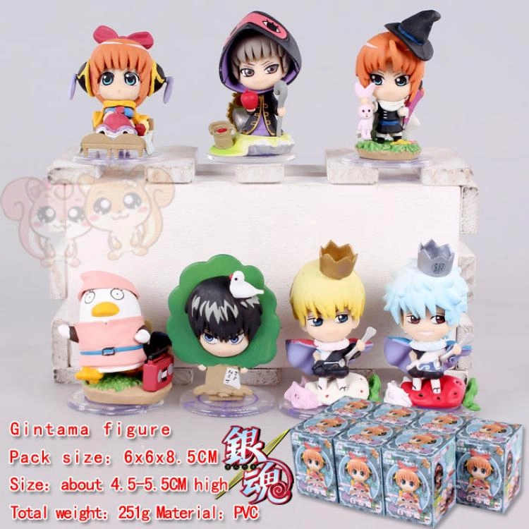 Gintama Figure Set Гинтама набор фигурок (цена за 1 из 7 шт.) 