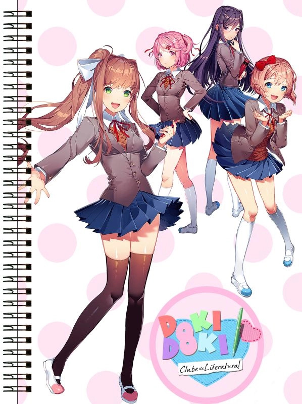 Блокнот А5 Doki Doki Literature Club [BL5_DoDo_001S]