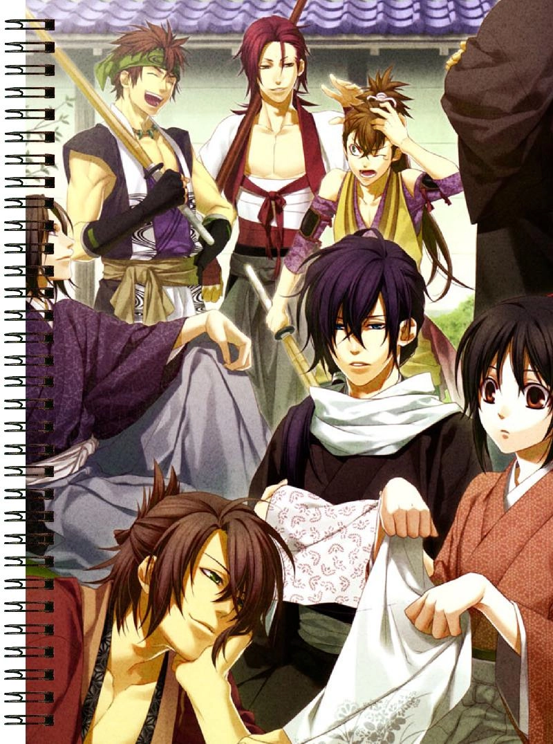 Блокнот А6 Hakuoki Shinsengumi Kitan [BL6_HakS_003S]