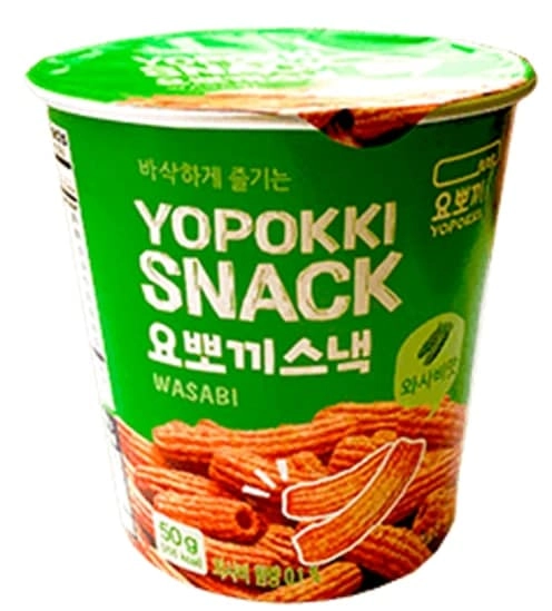 Снэк Yopokki Snack wasabi вкус васаби, 50гр