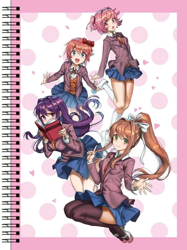 Блокнот А5 Doki Doki Literature Club [BL5_DoDo_013S]