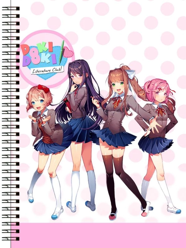 Блокнот А5 Doki Doki Literature Club [BL5_DoDo_016S]