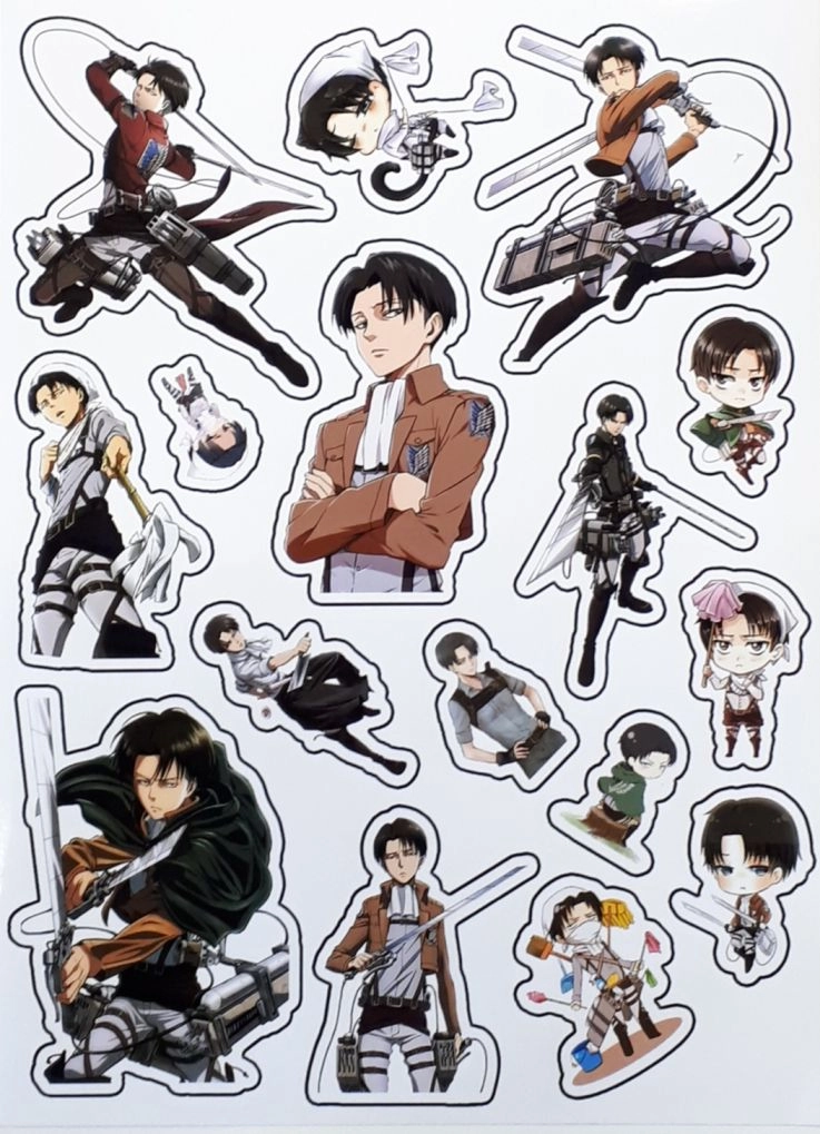 Attack On Titan Sticker A Атака Титанов Лист Стикеров