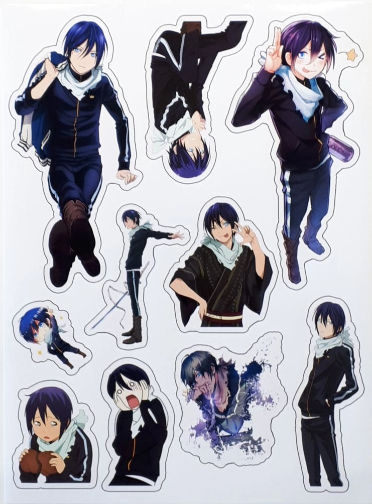 Noragami Sticker Бездомный Бог Лист Стикеров