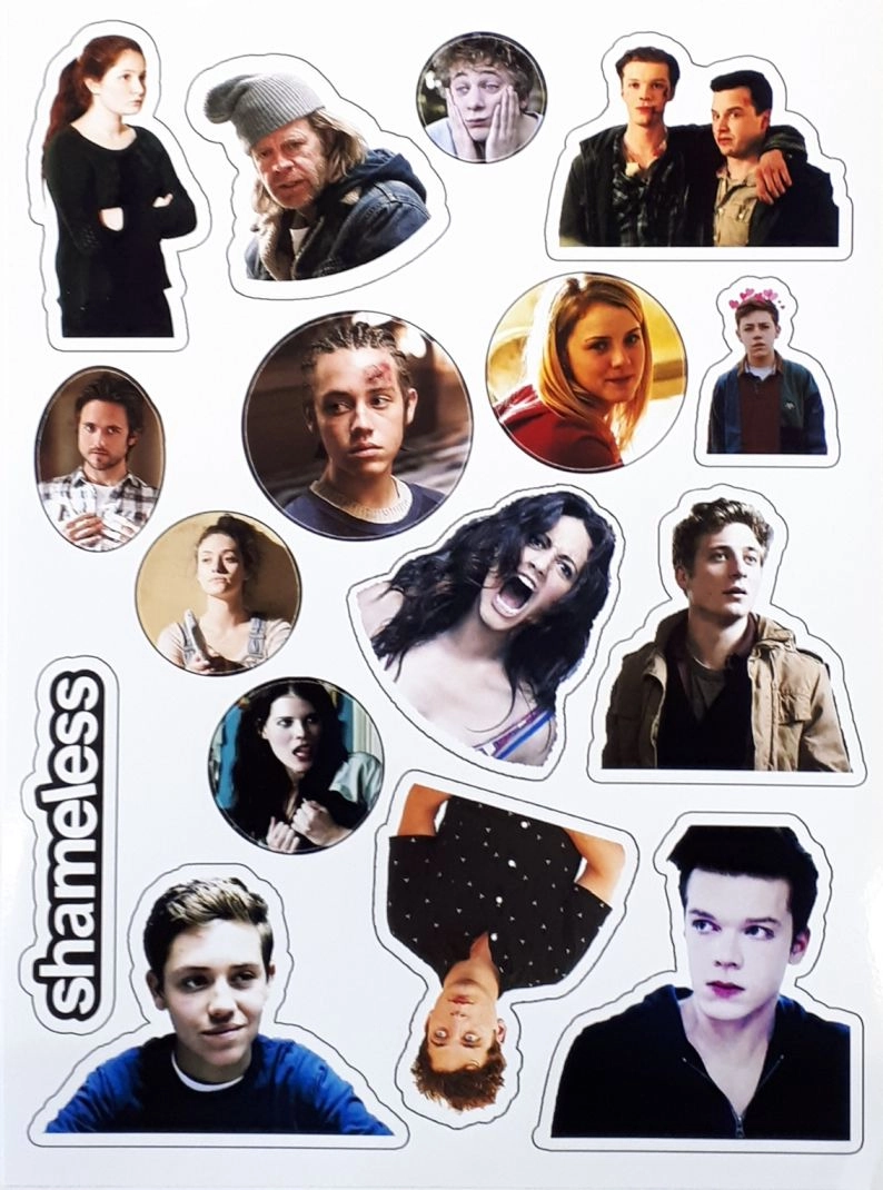 Shameless Sticker Бесстыжие Лист Стикеров