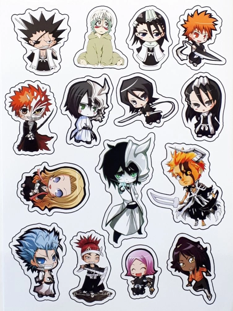 Bleach Sticker Блич Лист Стикеров