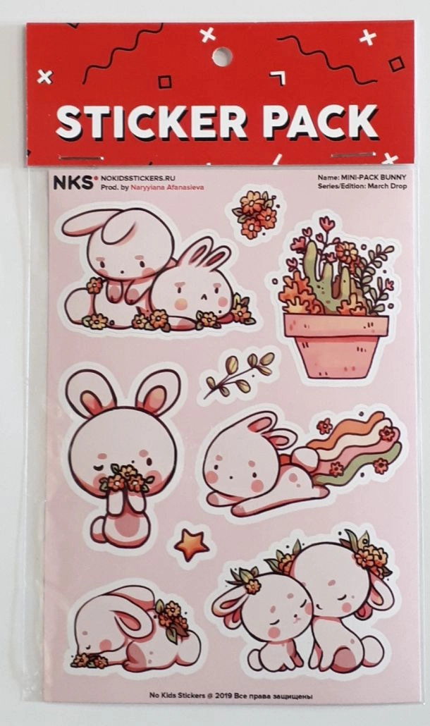 Стикеры NKS mini Bunny Кролики