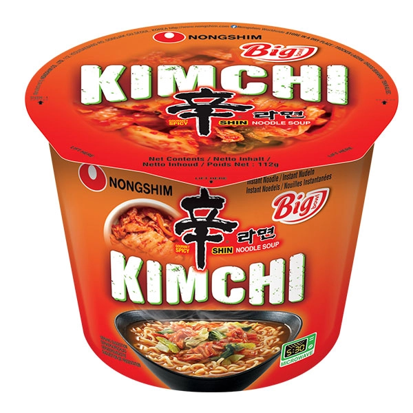 Лапша быстрого приготовления Кимчи Рамен Nongshim, чашка 112 г