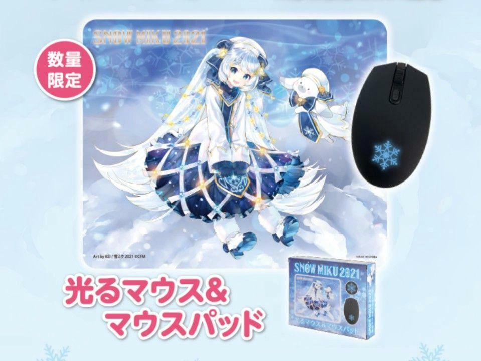 Snow Miku Mouse & Pad мышка и коврик (ориг)