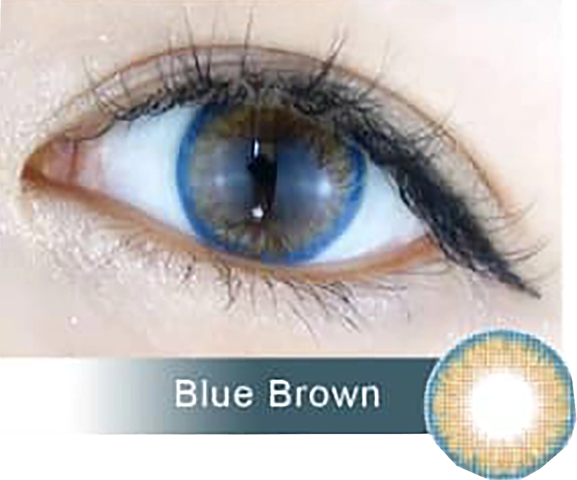 Anime lens TM_14,5 FC-114 Blue Brown (пара)