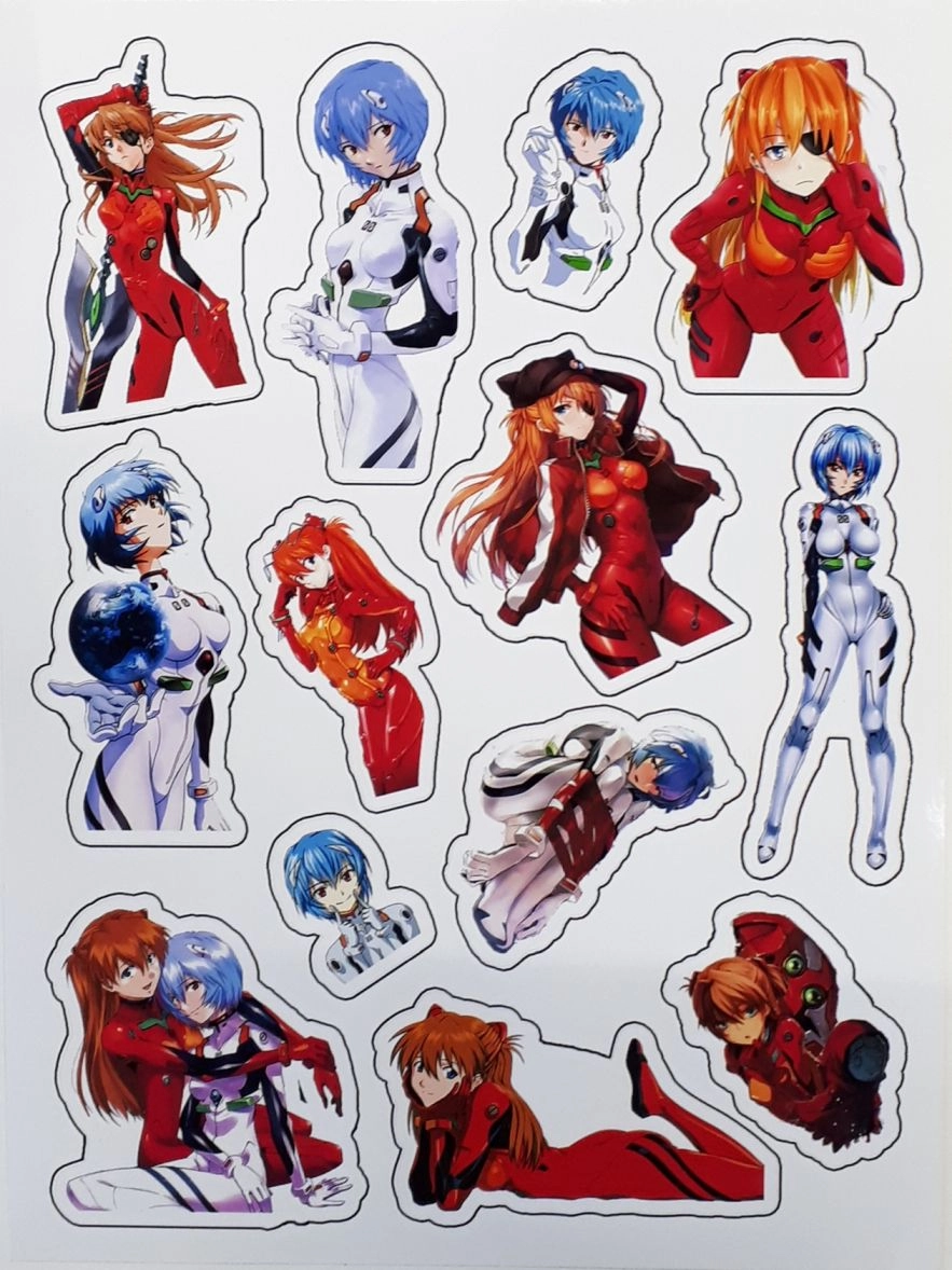 Eva Sticker Евангелион Лист Стикеров