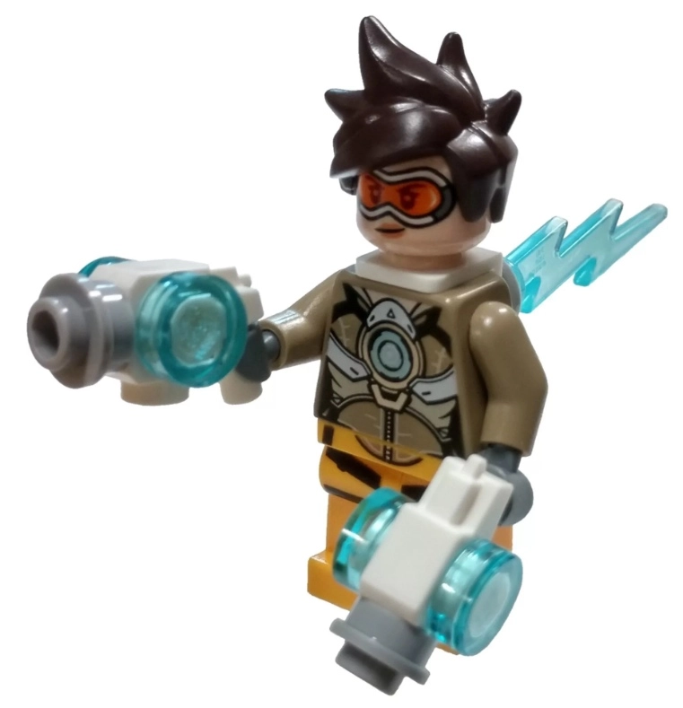 Lego фигурка Overwatch Tracer Овервотч Трейсер