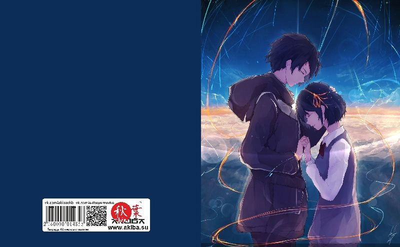 Тетрадь 48 листов в клетку Kimi no na wa [T_KimNa_001S]