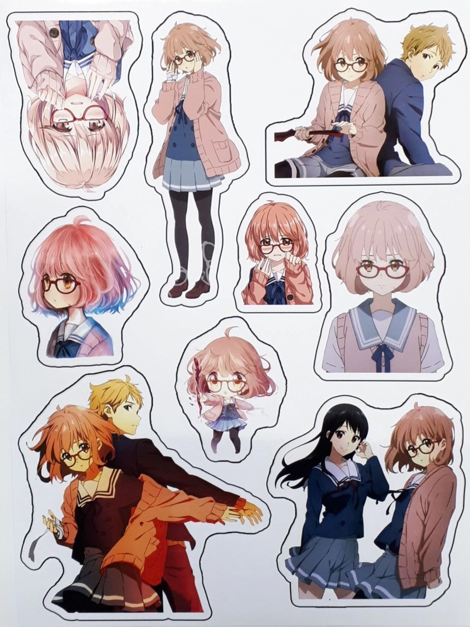 Beyond the Boundary Sticker За Гранью Лист Стикеров