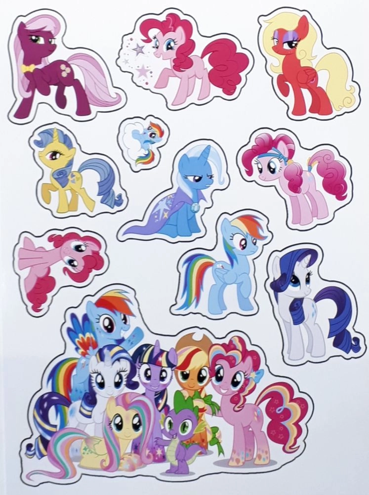 My Little Pony Sticker Лист Стикеров