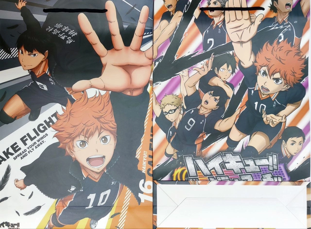 Haikyuu Волейбол подарочный пакет 1