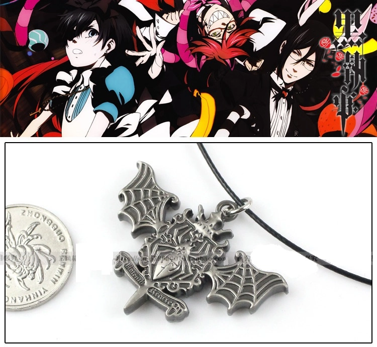 Kuroshitsuji necklace Тёмный дворецкий кулон