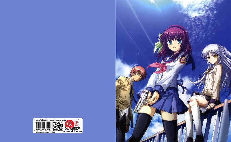 Тетрадь 48 листов в клетку Angel Beats [T_AB_001S]