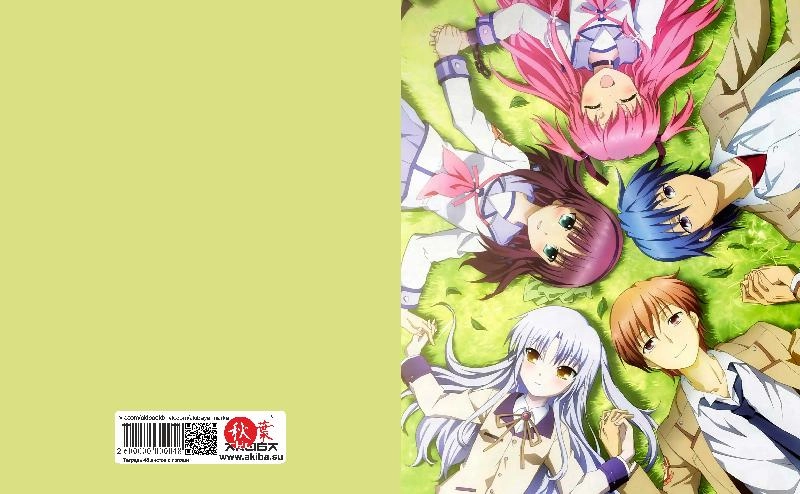 Тетрадь 48 листов в клетку Angel Beats [T_AB_004S]