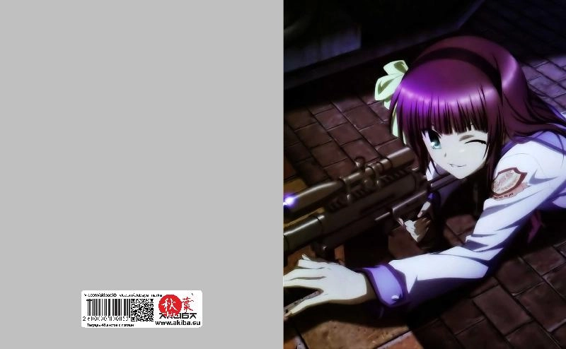 Тетрадь 48 листов в клетку Angel Beats [T_AB_005S]