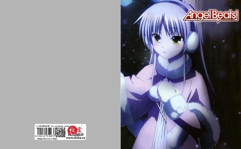 Тетрадь 48 листов в клетку Angel Beats [T_AB_008S]