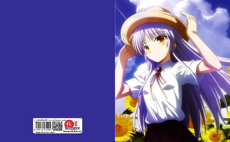 Тетрадь 48 листов в клетку Angel Beats [T_AB_009S]