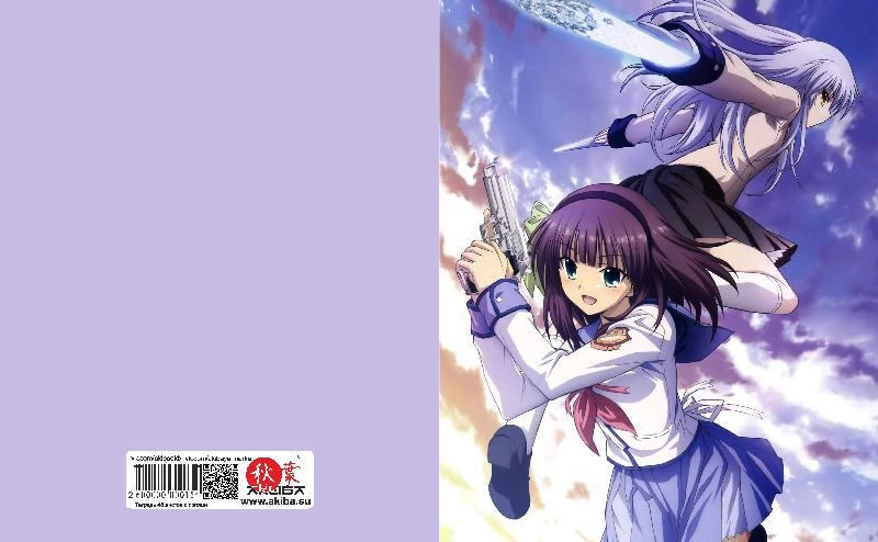 Тетрадь 48 листов в клетку Angel Beats [T_AB_016S]